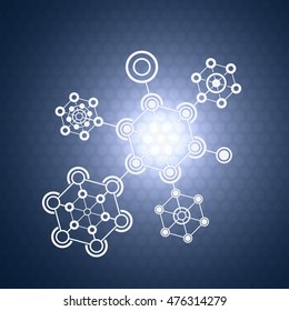 Abstract futuristic background , technology element