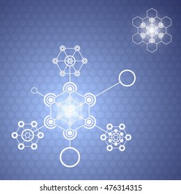 Abstract futuristic background , technology element