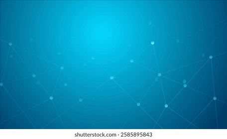 Abstract futuristic background template. Modern abstract colorful illustration with spheres and lines. Pattern can be used as texture of wallpapers. Vector illustration