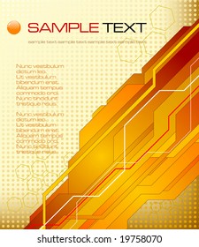 abstract futuristic background - vector illustration