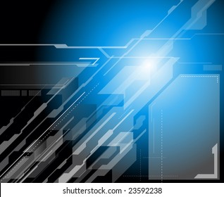 abstract futuristic background - vector illustration - jpeg version in my portfolio