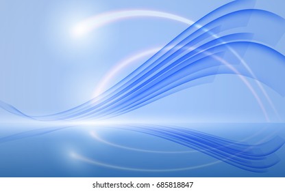 Abstract futuristic background, vector illustration