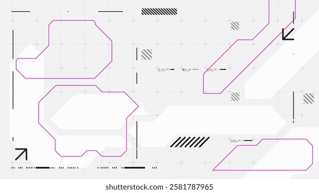 Abstract futuristic banner background cyberpunk style