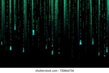 abstract futuristic binary background