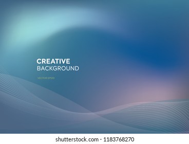 Abstract futuristic blend cool tone purplish blue dynamic creative background