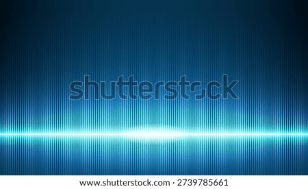 Abstract futuristic blue background with flow square lines and shiny lights. Vector illustration
