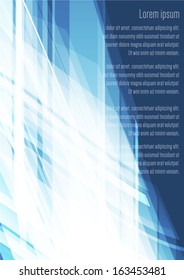 Abstract futuristic blue ice vector background.  Eps10 file.
