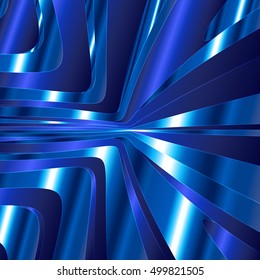 Abstract futuristic blue perspective background. Ideal for technology concept futuristic cover works or presentation background designs.