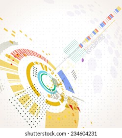 Abstract futuristic business background.