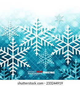 Abstract futuristic christmas background