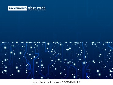 Abstract futuristic circuit board background. Hi-tech Illustration of digital technology. Graphic concept for your design.