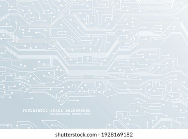 Abstract futuristic circuit board background. Hi-tech Illustration of digital technology. Graphic concept for your design.