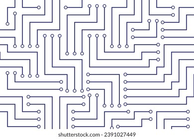 Abstrakter futuristischer Leiterplattenhintergrund. High Computer Technologie, weißer Hintergrund.