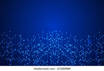 Abstract Futuristic Circuit Board. Digital Global Network Electronic Future Innovation Communication Business Connection. Technology White Color Background. Technology Global Network Concept 

