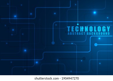 Abstract futuristic circuit board, high tech computer technology background, Circuit board with various technology elements. technology abstract background. vector background