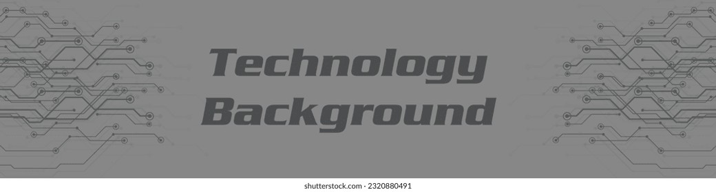 Abstract futuristic circuit board Illustration, Circuit board with various technology elements. Circuit board pattern for technology background. Vector illustration