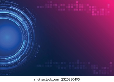 Abstract futuristic circuit board Illustration, Circuit board with various technology elements. Circuit board pattern for technology background. Vector illustration