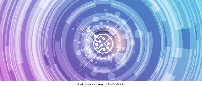 Abstrakte futuristische Schaltung Computer Internet-Technologie Board Business Dark Hintergrund