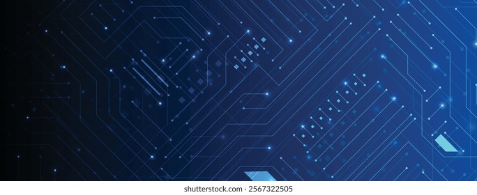Abstract futuristic circuit computer internet technology board business  background