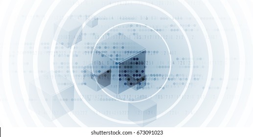 abstract futuristic circuit computer internet technology board business background