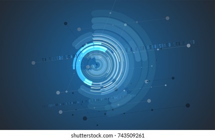 abstract futuristic circuit computer internet technology board business background