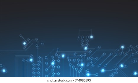 abstract futuristic circuit computer internet technology board business background