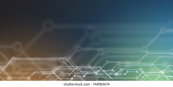 abstract futuristic circuit computer internet technology board business background