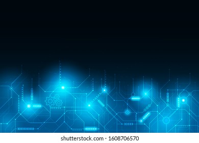 Abstract futuristic circuit connection board.vector and illustration
