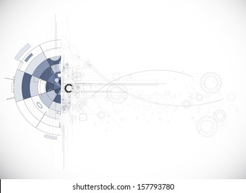 abstract futuristic circuit high computer technology business background