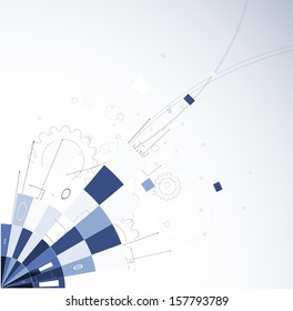abstract futuristic circuit high computer technology business background
