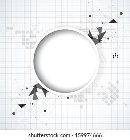 abstract futuristic circuit high computer technology business background