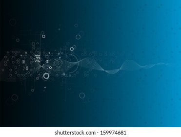 abstract futuristic circuit high computer technology business background
