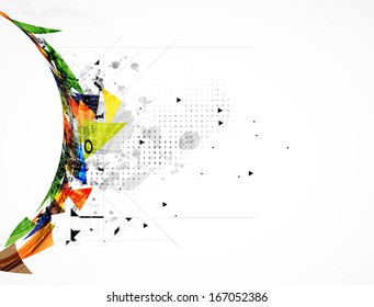 abstract futuristic circuit high computer technology business background