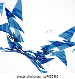 abstract futuristic circuit high computer technology business background
