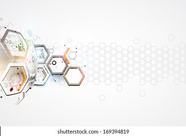 abstract futuristic circuit high computer technology business background