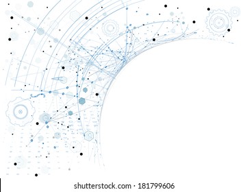 abstract futuristic circuit high computer technology business background