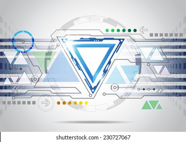 Abstract futuristic circuit high computer technology business background