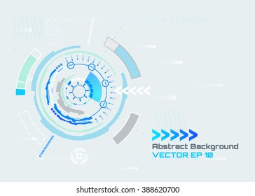 abstract futuristic circuit high computer technology business vector background