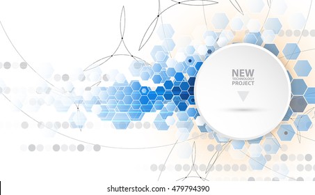 abstract futuristic circuit high computer technology business background