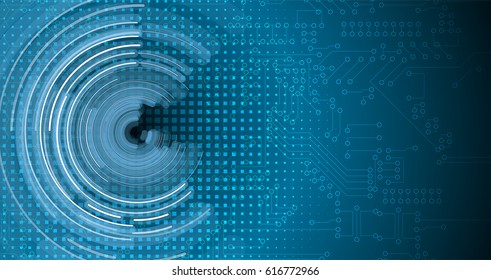 abstract futuristic circuit high computer technology business background
