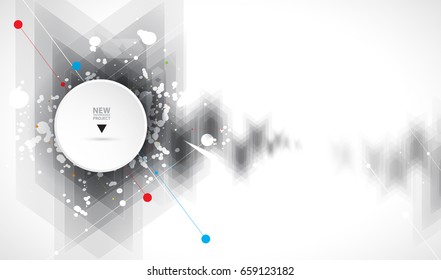 abstract futuristic circuit high computer technology business background