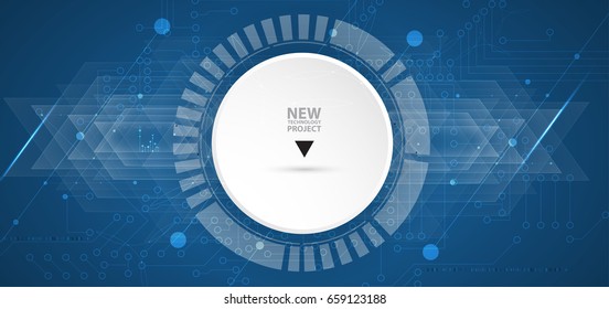 abstract futuristic circuit high computer technology business background