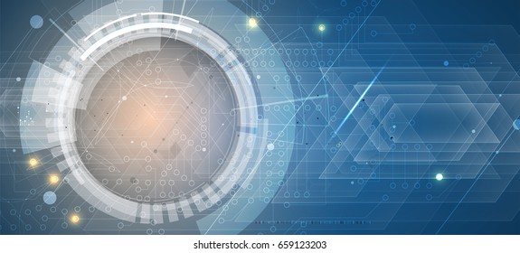abstract futuristic circuit high computer technology business background
