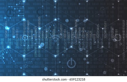 abstract futuristic circuit high computer technology business background