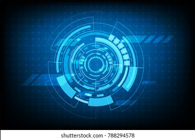 abstract futuristic circuit technology background interface information.vector and illustration 