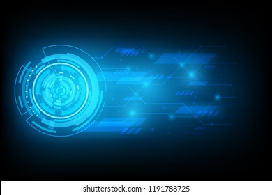 abstract futuristic circuit technology background.vector and illustration