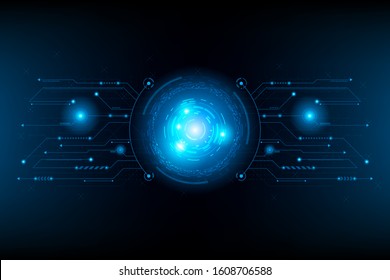 Abstract futuristic circuit.connection line circuit.vector and illustration