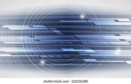 abstract futuristic computer technology business banner