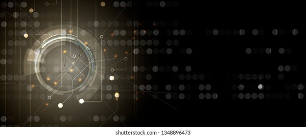 abstract futuristic  computer technology business background. Neural network