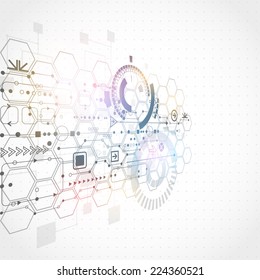 Abstract futuristic computer technology business background